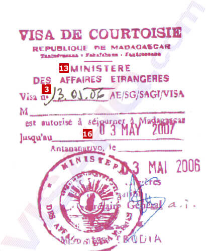 Madagaskar Visum